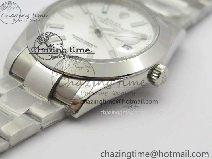 MiroTime 0416 HighQuality DateJust 41mm 126300 SS Noob 1:1 Best Edition Silver Dial Stick Markers On SS Bracelet A 3597